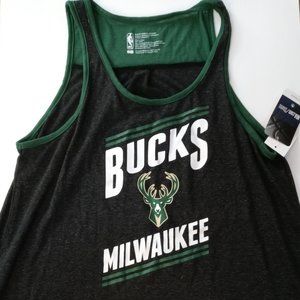Woman's Large NBA Milwaukee Bucks Tank Top